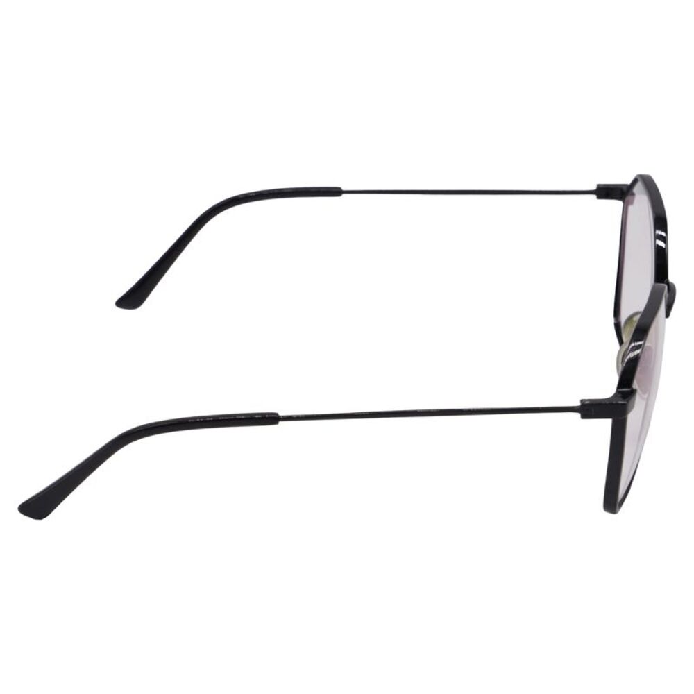 Balenciaga BB0198O Hexagon-Framed Eyeglasses in Black Metal - Picture 3 of 9